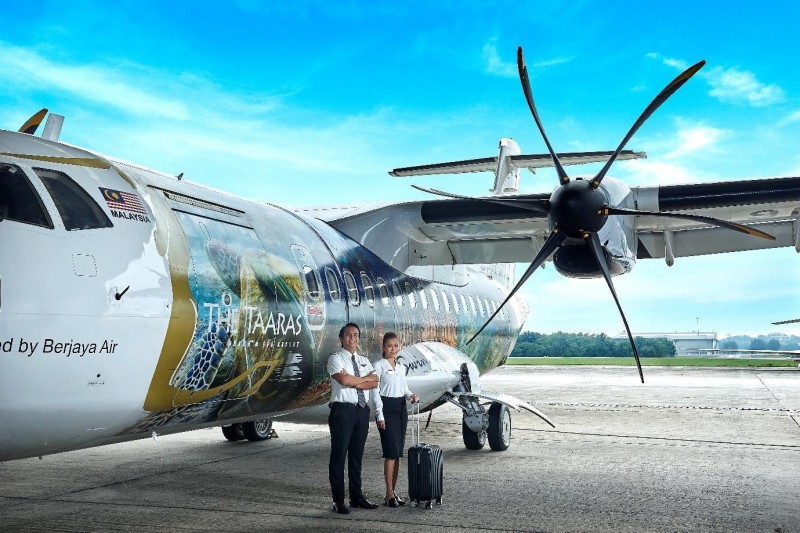 Our ATR 42-500 aircraft operated and managed by Berjaya Air